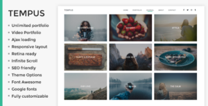 Tempus - Chủ đề WordPress về nhiếp ảnh