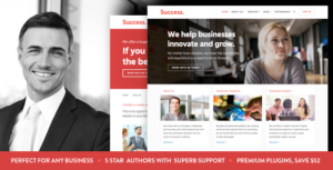 Thành công - Chủ đề WordPress về dịch vụ kinh doanh và chuyên nghiệp