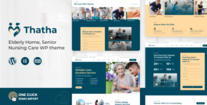 Thatha - Elderly Home & Senior Nursing Care WordPress Theme