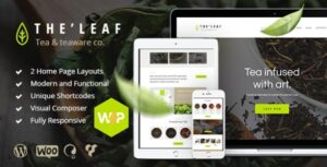 TheLeaf - Chủ đề WordPress cho công ty trà và quán cà phê