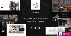 Theratio - Kiến trúc & Thiết kế nội thất Chủ đề WordPress Elementor