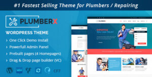 Thợ sửa ống nước - Chủ đề WordPress về xây dựng và sửa chữa