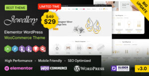 Trang sức WP - Chủ đề đáp ứng Elementor WooCommerce