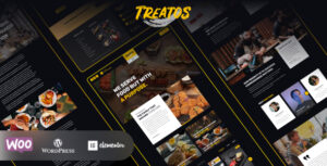 Treatos - Chủ đề WordPress nhà hàng