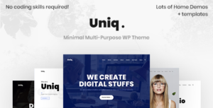 Uniq - Tối giản sáng tạo WordPress