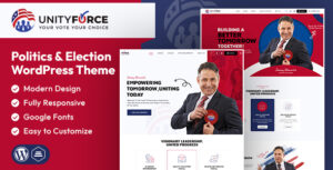 UnityForce | Chủ đề WordPress về Chính trị & Bầu cử