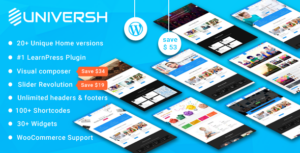 Universh - Chủ đề WordPress đa năng về giáo dục