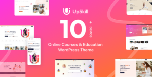 UpSkill - Khóa học trực tuyến giáo dục LMS WordPress Theme
