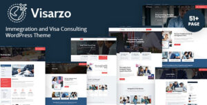 Visarzo – Chủ đề WordPress về tư vấn thị thực và nhập cư