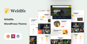 Weldlfe - Chủ đề WordPress về động vật hoang dã