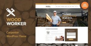 WoodWorker - Chủ đề WordPress dịch vụ thợ mộc Handy