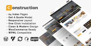 Xây dựng - Xây dựng Kinh doanh và Cải tạo WordPress Theme