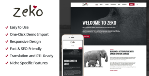 Zeko - Chủ đề WordPress từ thiện/phi lợi nhuận
