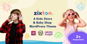 Zixton - Chủ đề WooCommerce thời trang trẻ em