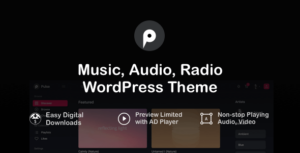 pulse - Chủ đề WordPress về Âm nhạc, Âm thanh, Radio