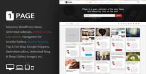 1Page - Masonry WordPress Tin tức / liên kết thú vị