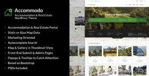 Accommodo - Chủ đề WordPress Du lịch Lưu trú