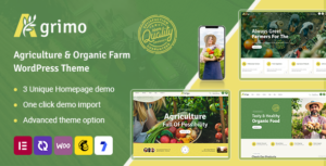 Agrimo - Chủ đề WordPress về Nông nghiệp & Trang trại hữu cơ