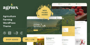 Agriox - Chủ đề WordPress về Nông nghiệp