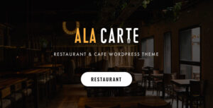 Alacarte - Chủ đề WordPress Nhà hàng & Quán cà phê