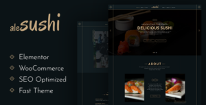 AleSushi - Chủ đề WordPress nhà hàng