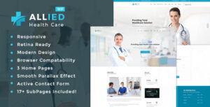 Allied Health Care - Chủ đề WordPress về sức khỏe và y tế