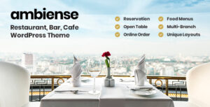 Ambiense - Chủ đề WordPress cho Nhà hàng & Quán cà phê