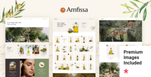 Amfissa - Chủ đề Cửa hàng ô liu hữu cơ