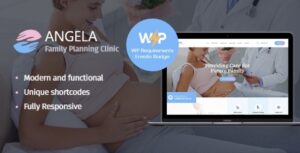 Angela | Chủ đề WordPress Phòng khám Kế hoạch hóa Gia đình & Mang thai