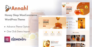 Annahl - Chủ đề WordPress Cửa hàng hữu cơ & mật ong