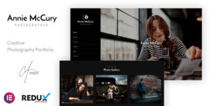 Annie - Chủ đề WordPress Elementor Nhiếp ảnh sáng tạo