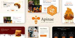 Apinae - Chủ đề WordPress về cửa hàng nuôi ong và mật ong