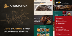 Aromatica - Chủ đề WordPress cho quán cà phê & cửa hàng cà phê