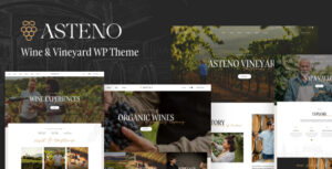 Asteno - Chủ đề WP về rượu vang và vườn nho