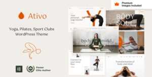 Ativo - Chủ đề WordPress của Câu lạc bộ thể thao Yoga