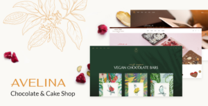 Avelina - Chủ đề cửa hàng bánh và sô cô la