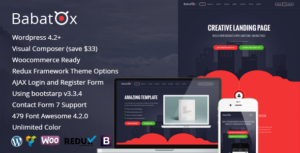 Babatox - Chủ đề WordPress trang đích đáp ứng