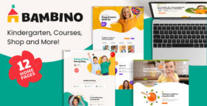 Bambino - Chủ đề WordPress về Chăm sóc Trẻ em & Em bé