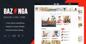 Bazinga | Chủ đề WordPress cho Blog lan truyền