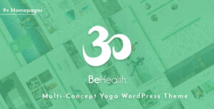 BeHealth - Chủ đề WordPress đa năng cho Yoga - Sức khỏe - Làm đẹp - Cửa hàng