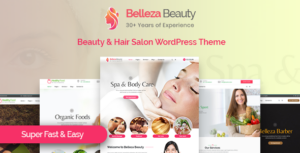 Belleza - Chủ đề WordPress cho tiệm làm tóc và làm đẹp