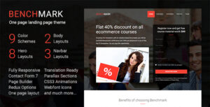Benchmark - Chủ đề WordPress trang đích đa năng