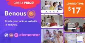 Benous - Chủ đề WordPress đa năng Elementor