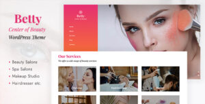 Betty - Chủ đề WordPress của Thẩm mỹ viện