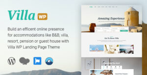 Biệt thự - Trang đích WordPress Bed & Breakfast