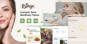 Biorga - Chủ đề WordPress của cửa hàng mỹ phẩm làm đẹp Elementor