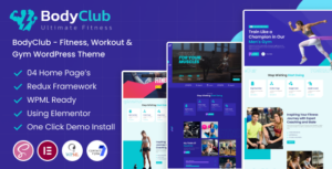 BodyClub - Chủ đề WordPress về thể hình, tập luyện & tập thể dục