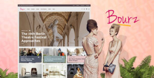 Bourz: Chủ đề blog WordPress về cuộc sống, giải trí và thời trang