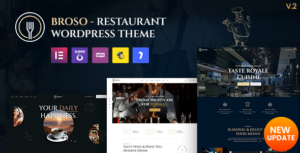 Broso - Chủ đề WordPress Nhà hàng & Quán cà phê