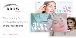 Browcraft - Chủ đề WordPress cho tiệm làm đẹp lông mày và Microblading